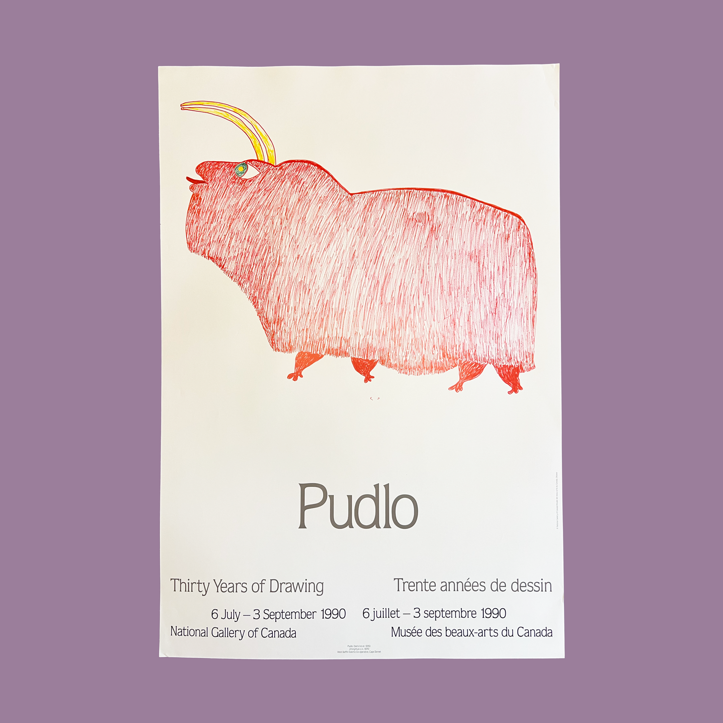 Pudlo 1990 National Gallery of Canada Poster