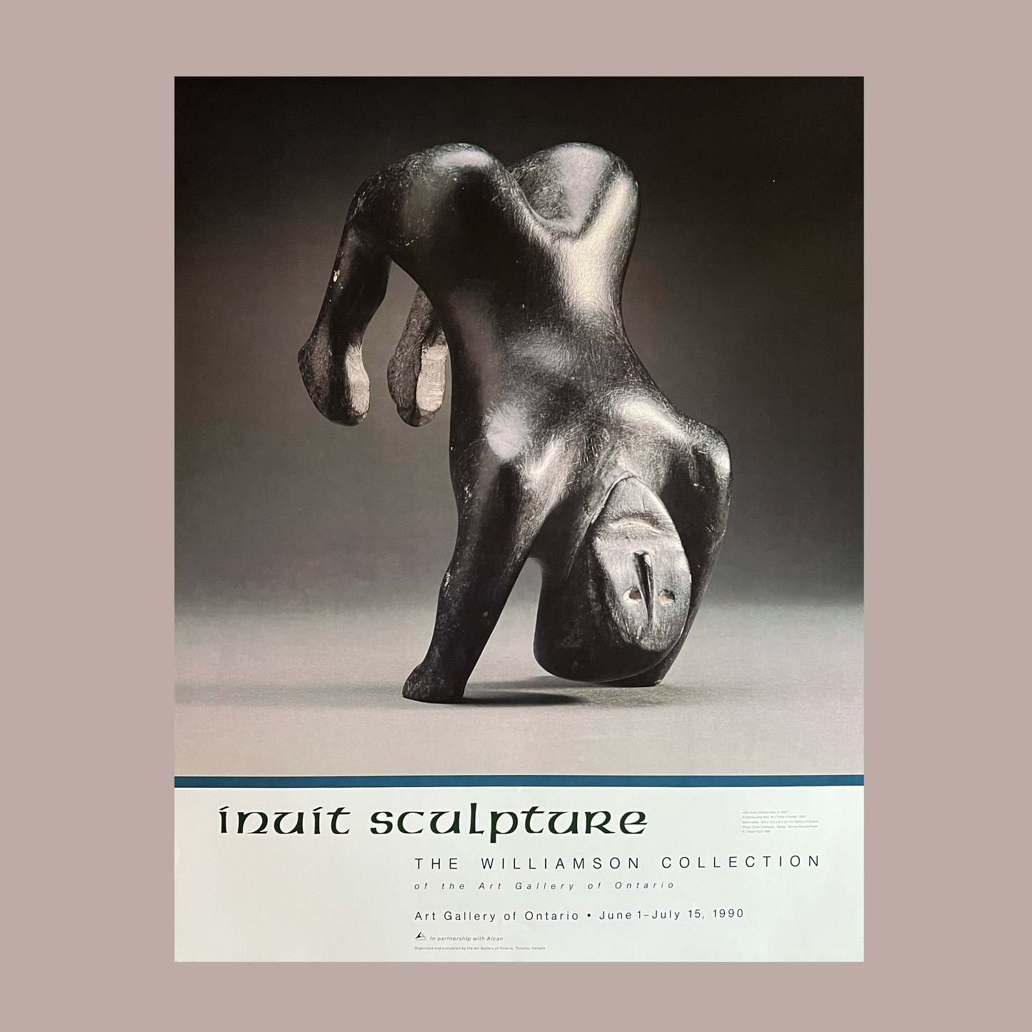 Inuit Sculpture 1990 Art Gallery of Ontario Poster