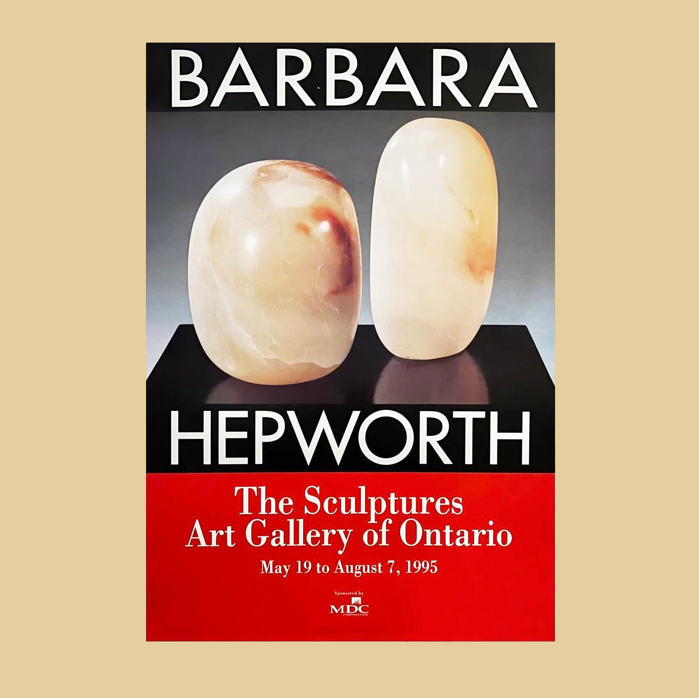 Barbara Hepworth 1995 Art Gallery of Ontario Poster