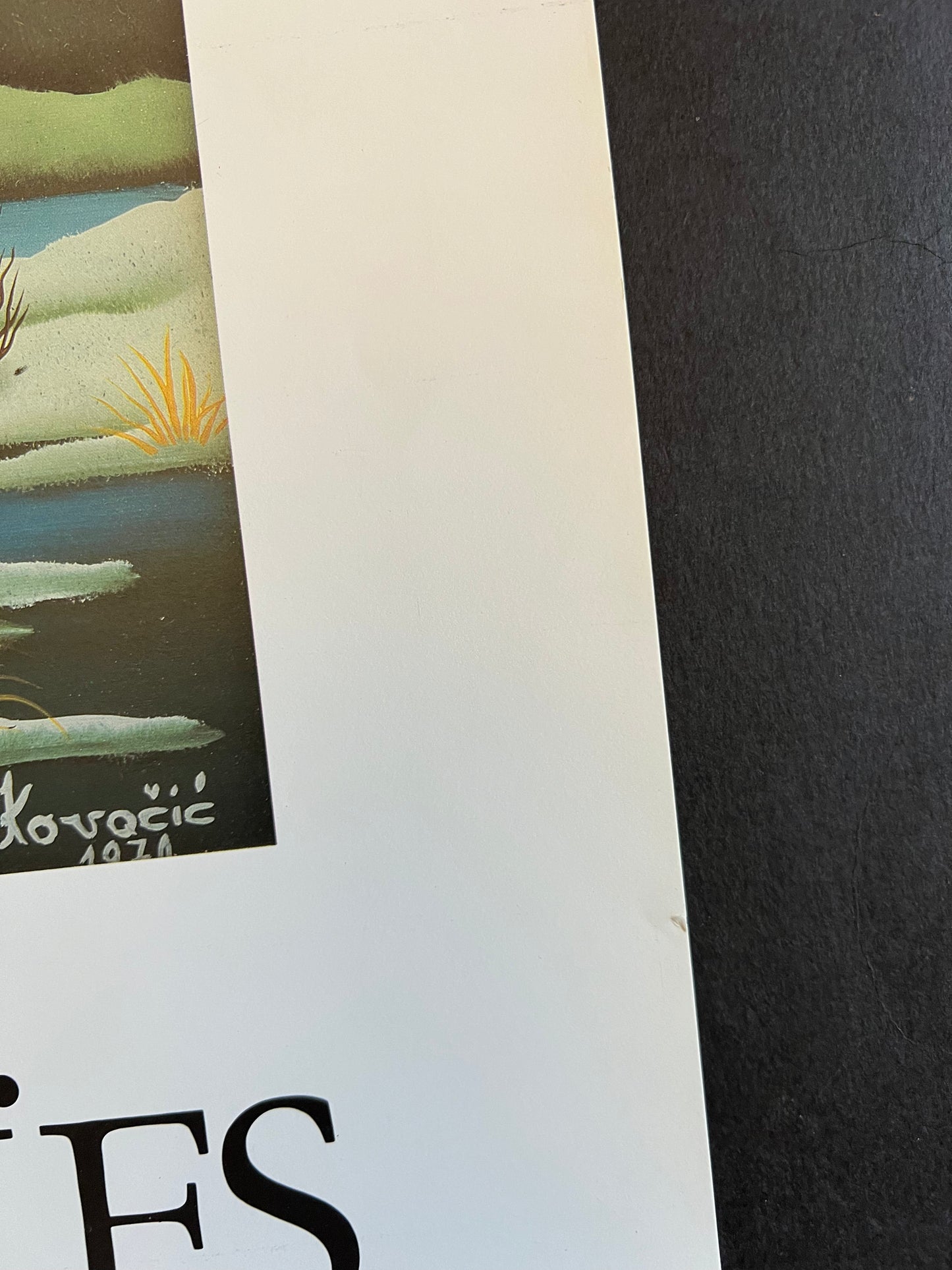 Josip Kovacic 1983 Galerie Mona Lisa Poster