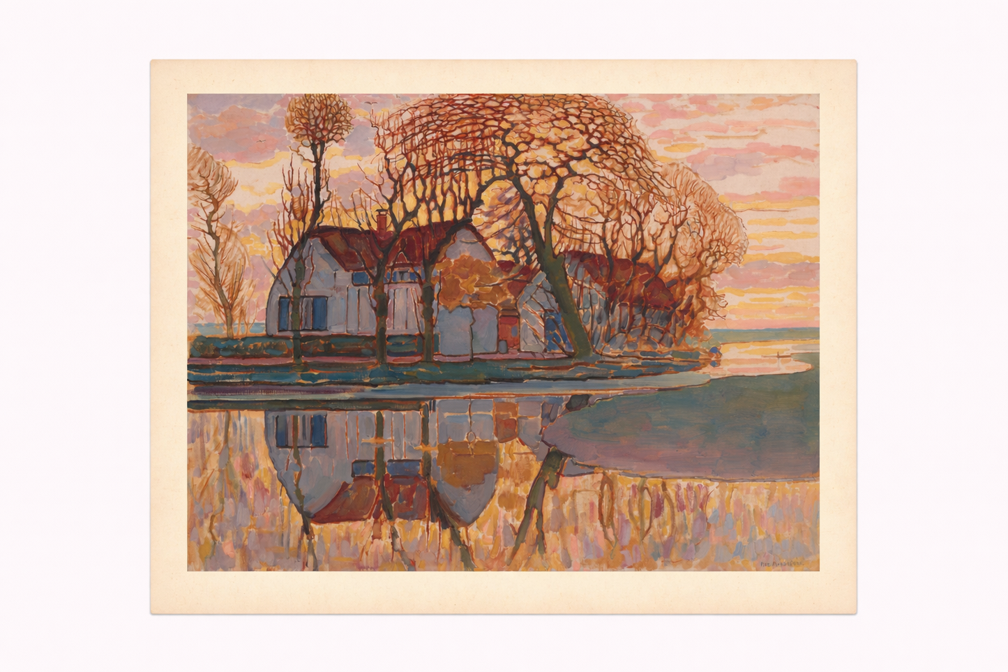 Piet Mondrian - Farm near Duivendrecht, c. 1916