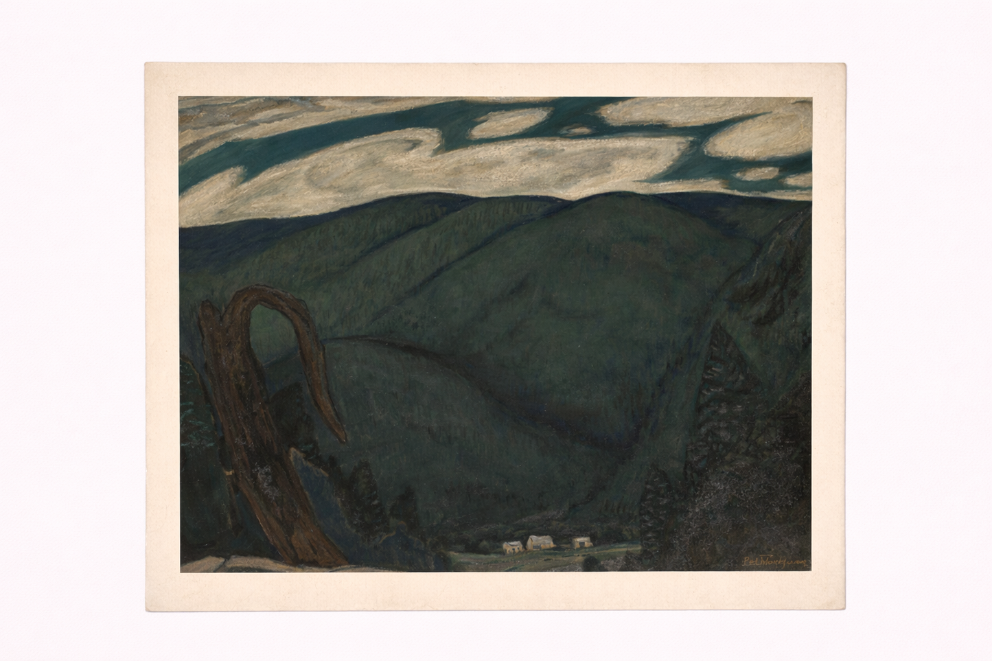 Marsden Hartley - The Dark Mountain, 1909