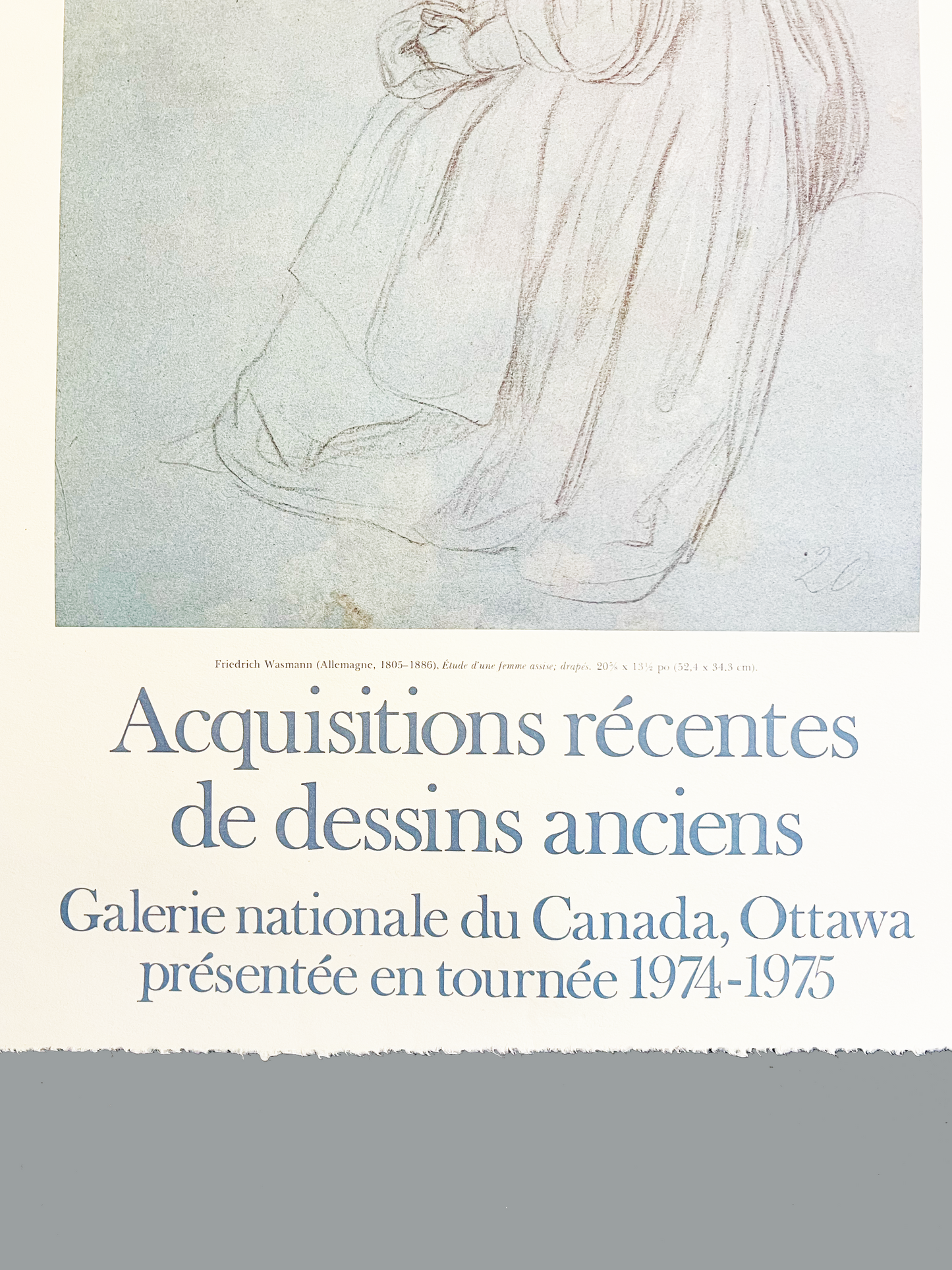 Friedrich Wasmann 1974 National Gallery of Canada Poster