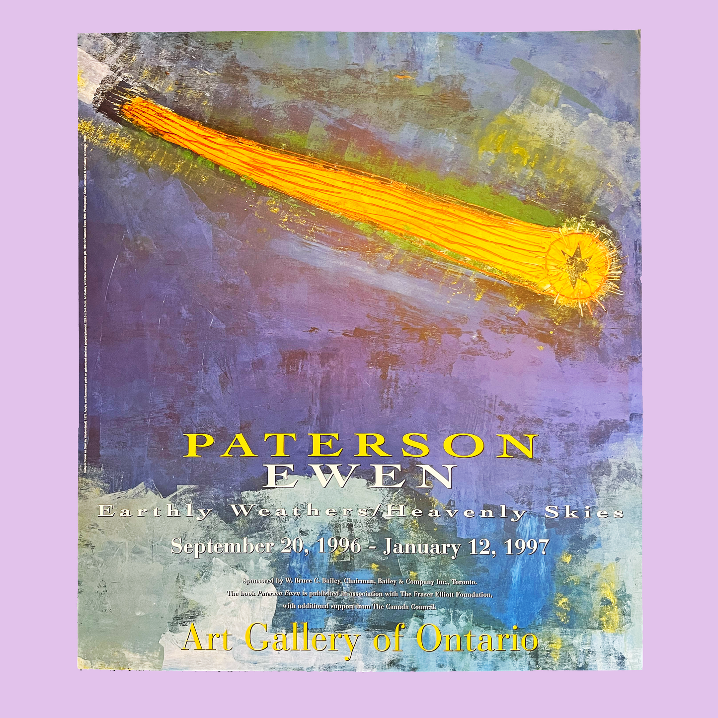 Paterson Ewen 1997 Art Gallery of Ontario Poster