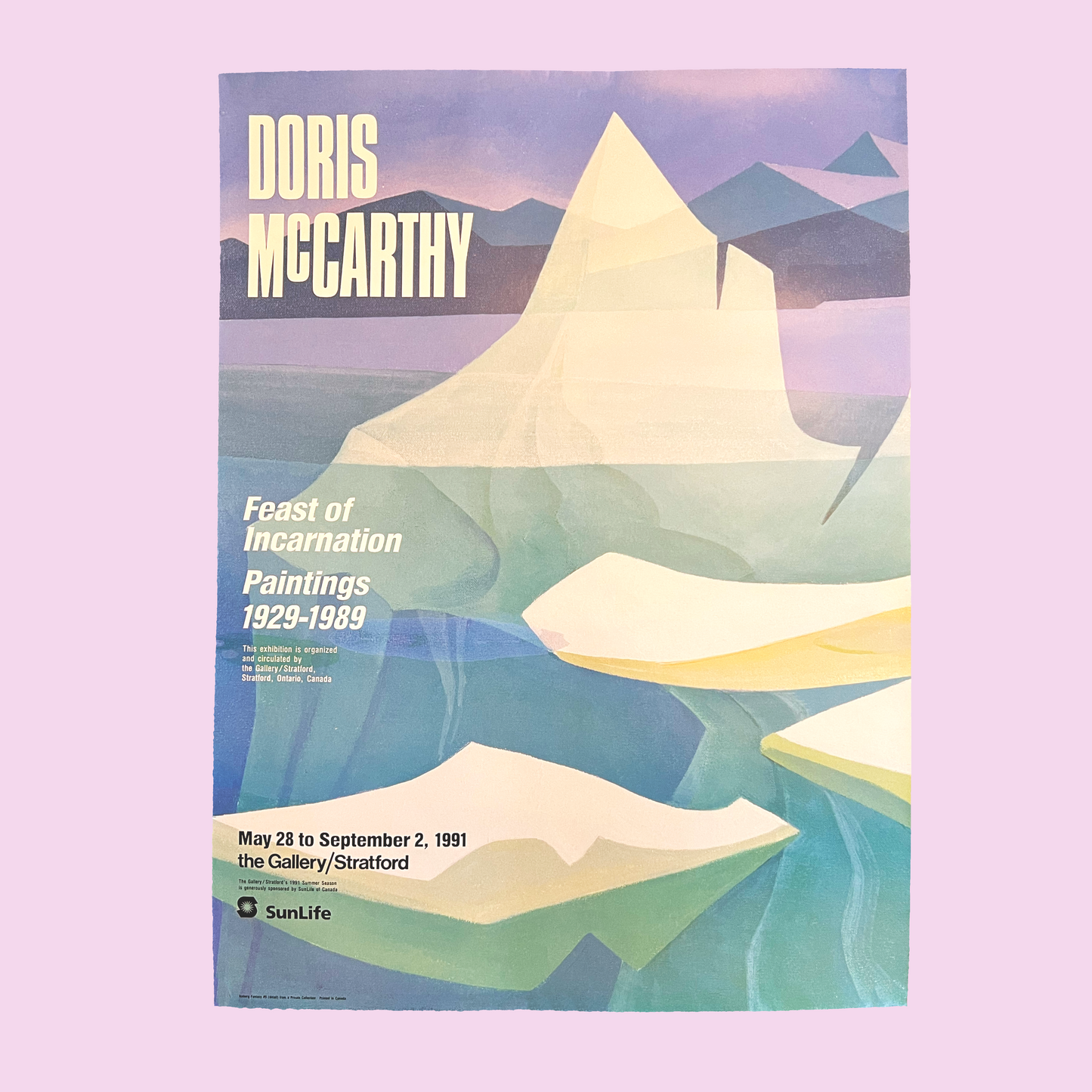 Doris McCarthy 1991 Feast of Incarnation Poster