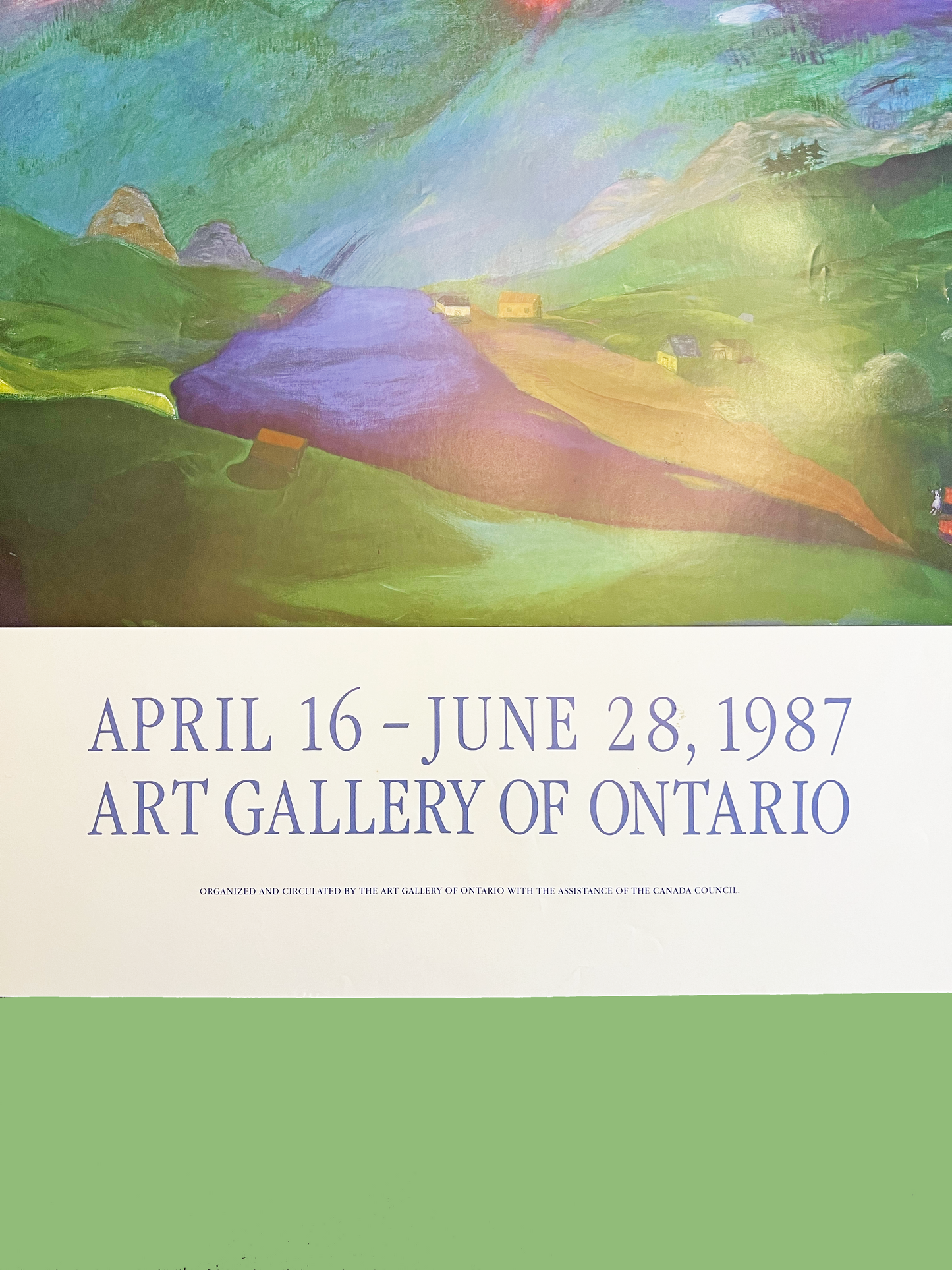 Joyce Weiland 1987 Art Gallery of Ontario Poster