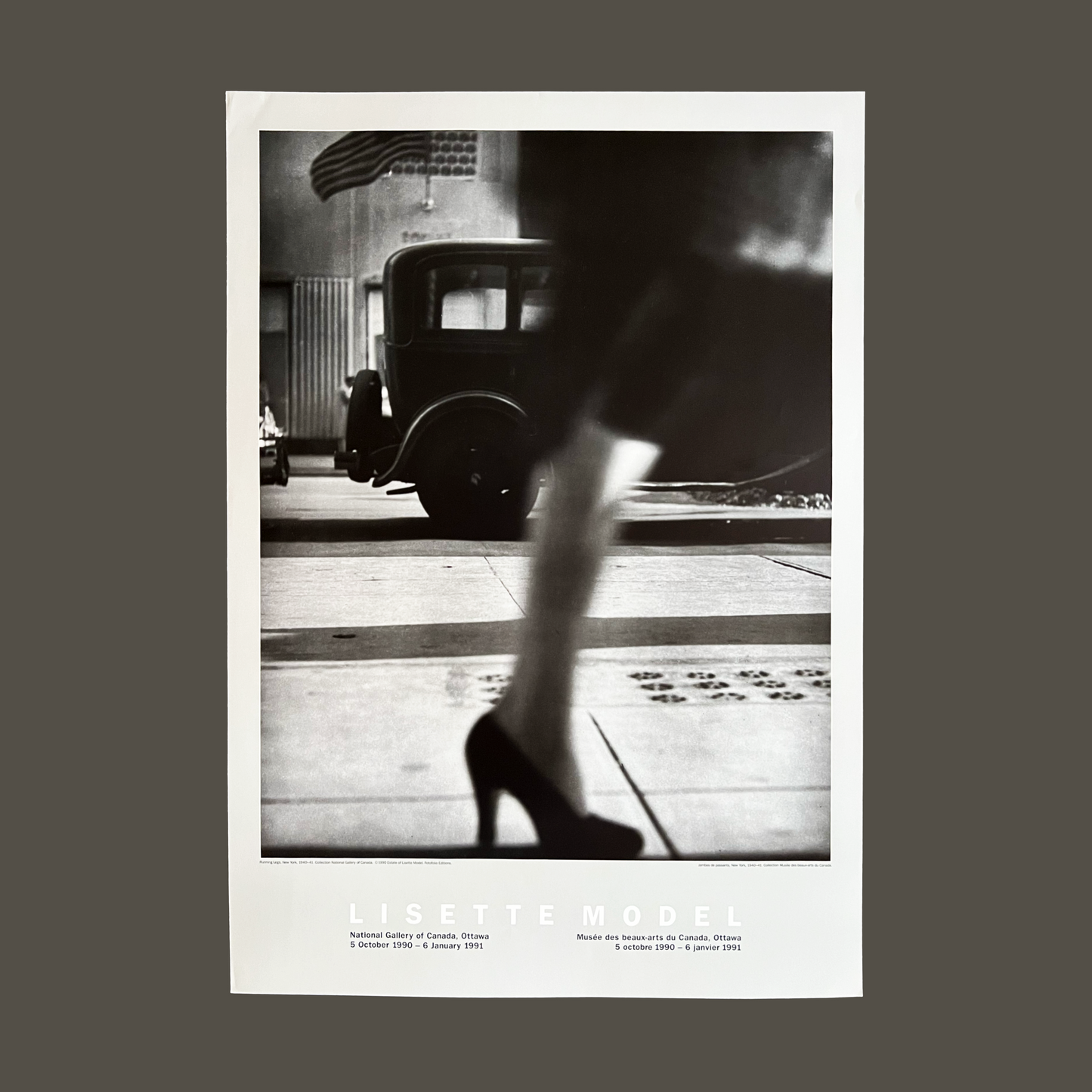 Lisette Model 1991 National Gallery of Canada Poster