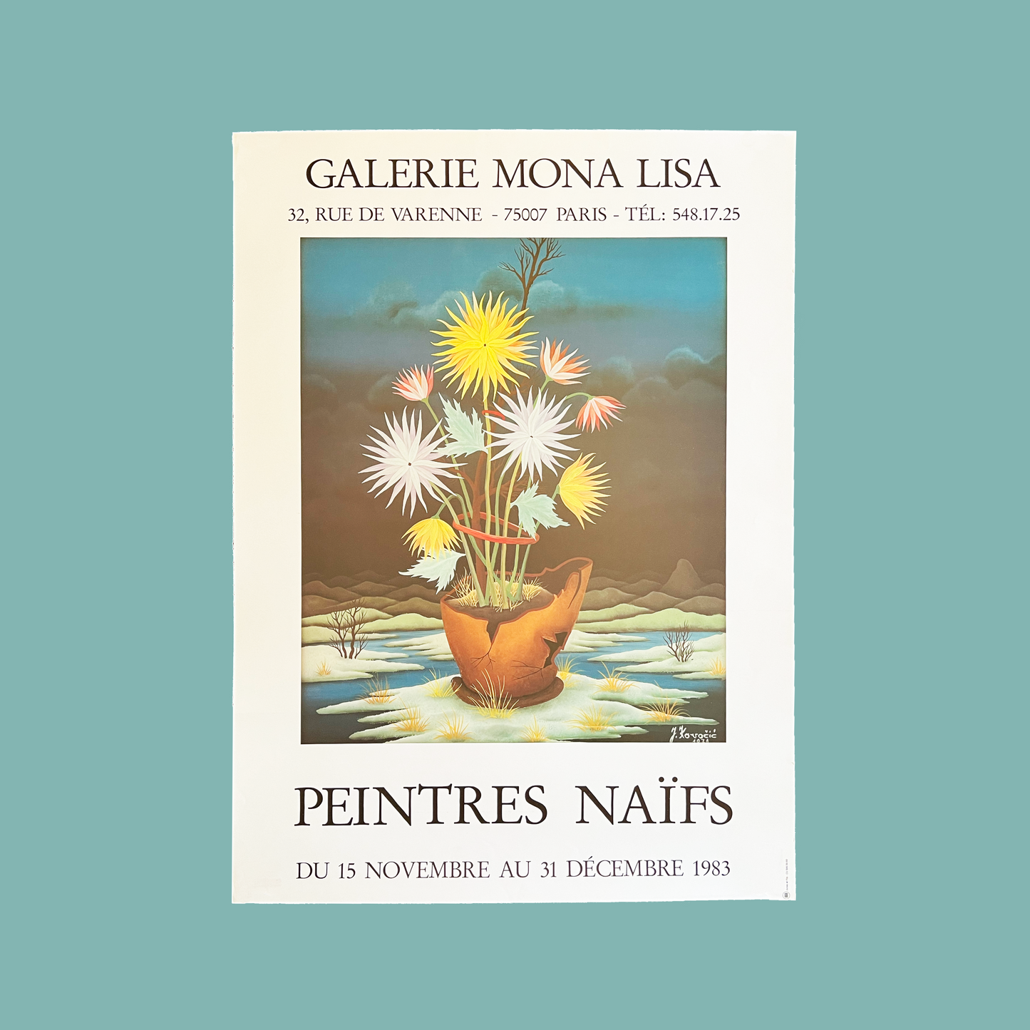 Josip Kovacic 1983 Galerie Mona Lisa Poster