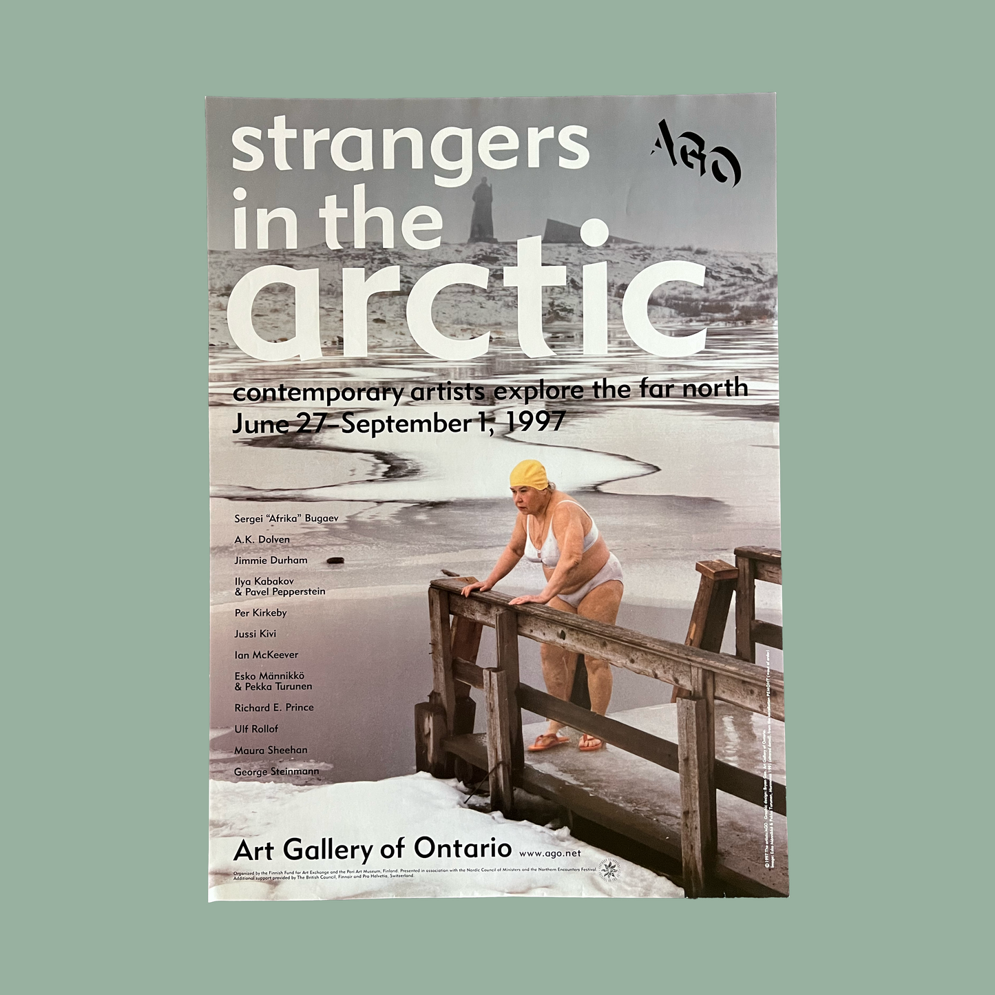 Strangers In The Arctic 1997 Art Gallery of Ontario Exhibition Poster