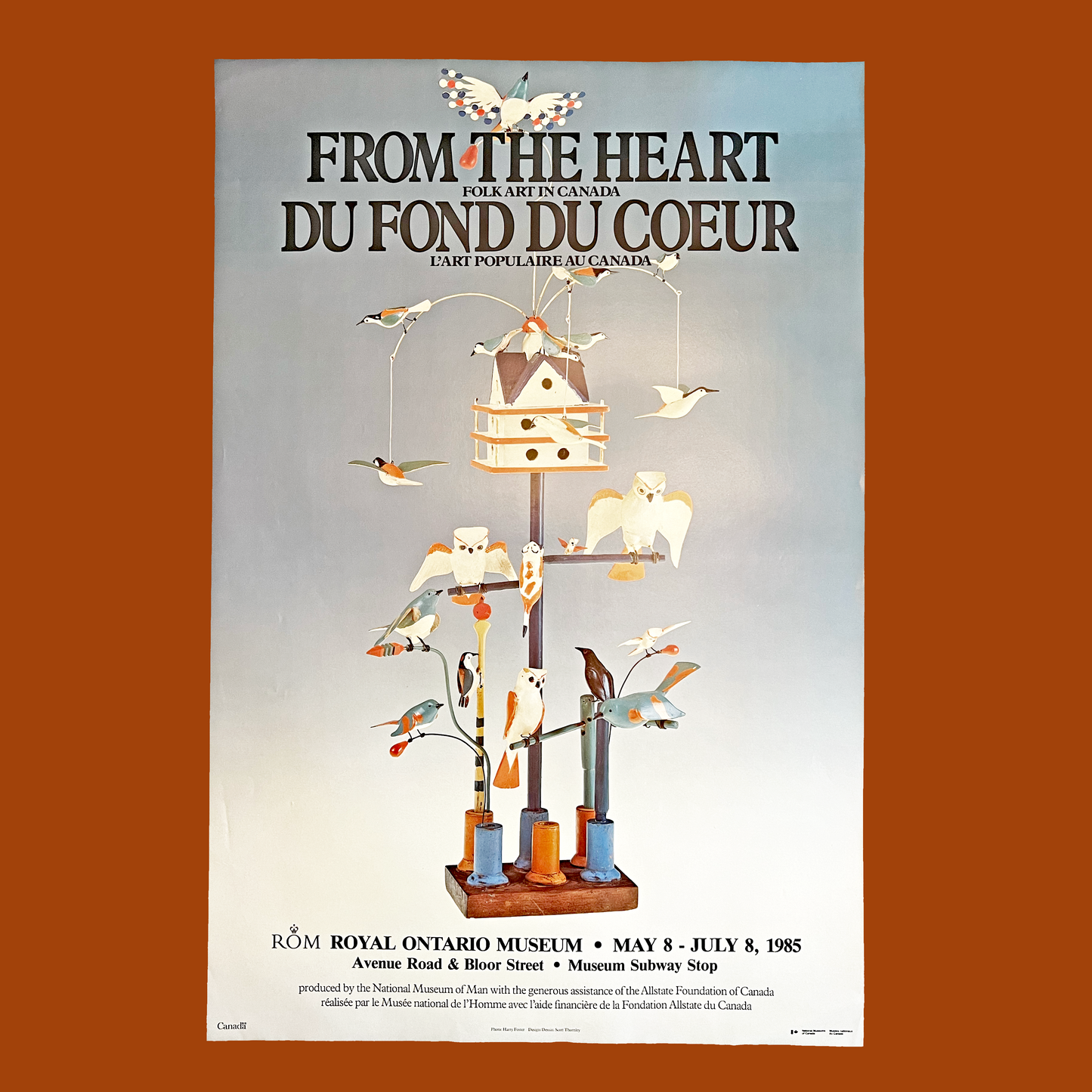 From The Heart 1985 Royal Ontario Museum Poster