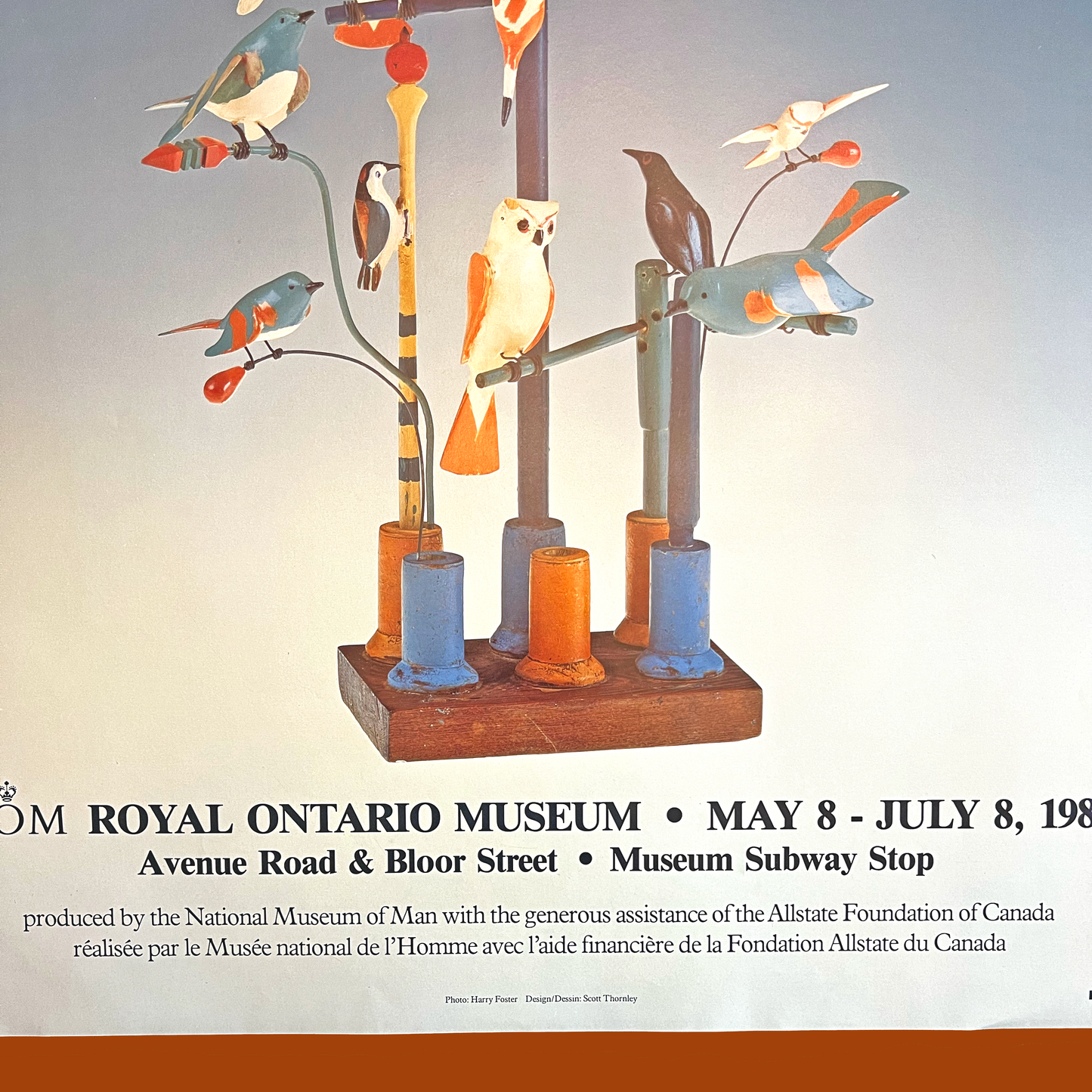 From The Heart 1985 Royal Ontario Museum Poster