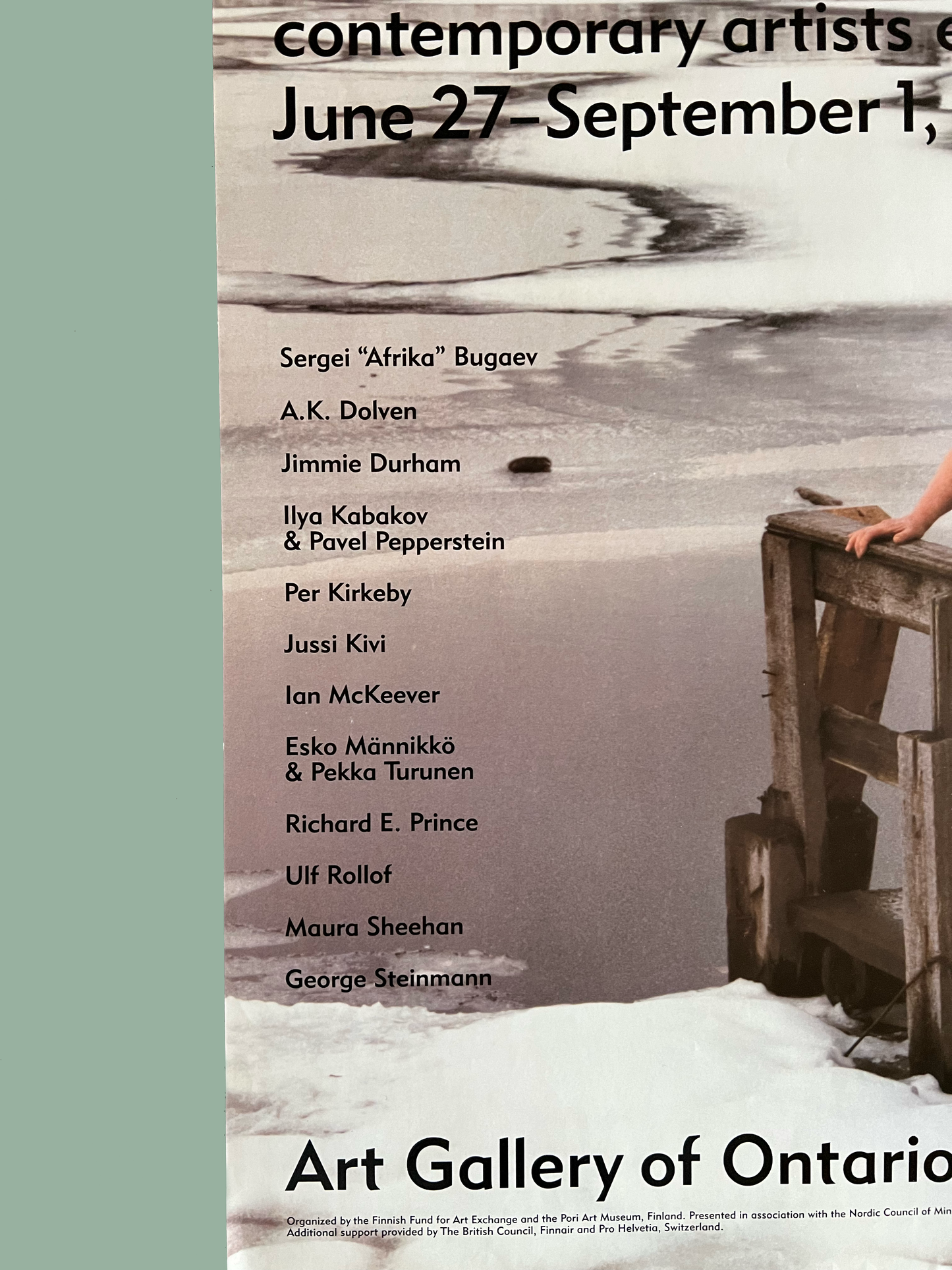 Strangers In The Arctic 1997 Art Gallery of Ontario Exhibition Poster