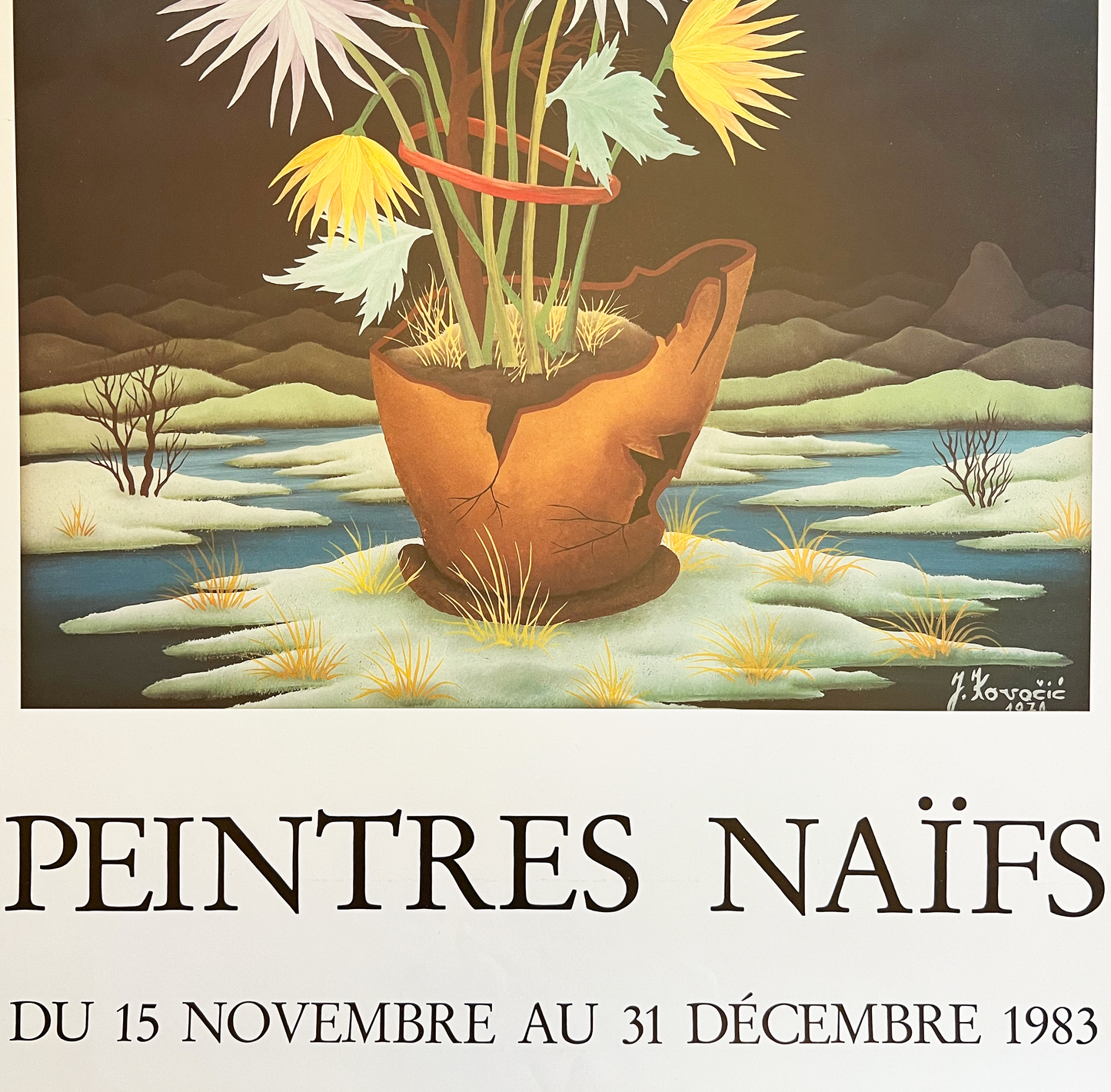 Josip Kovacic 1983 Galerie Mona Lisa Poster