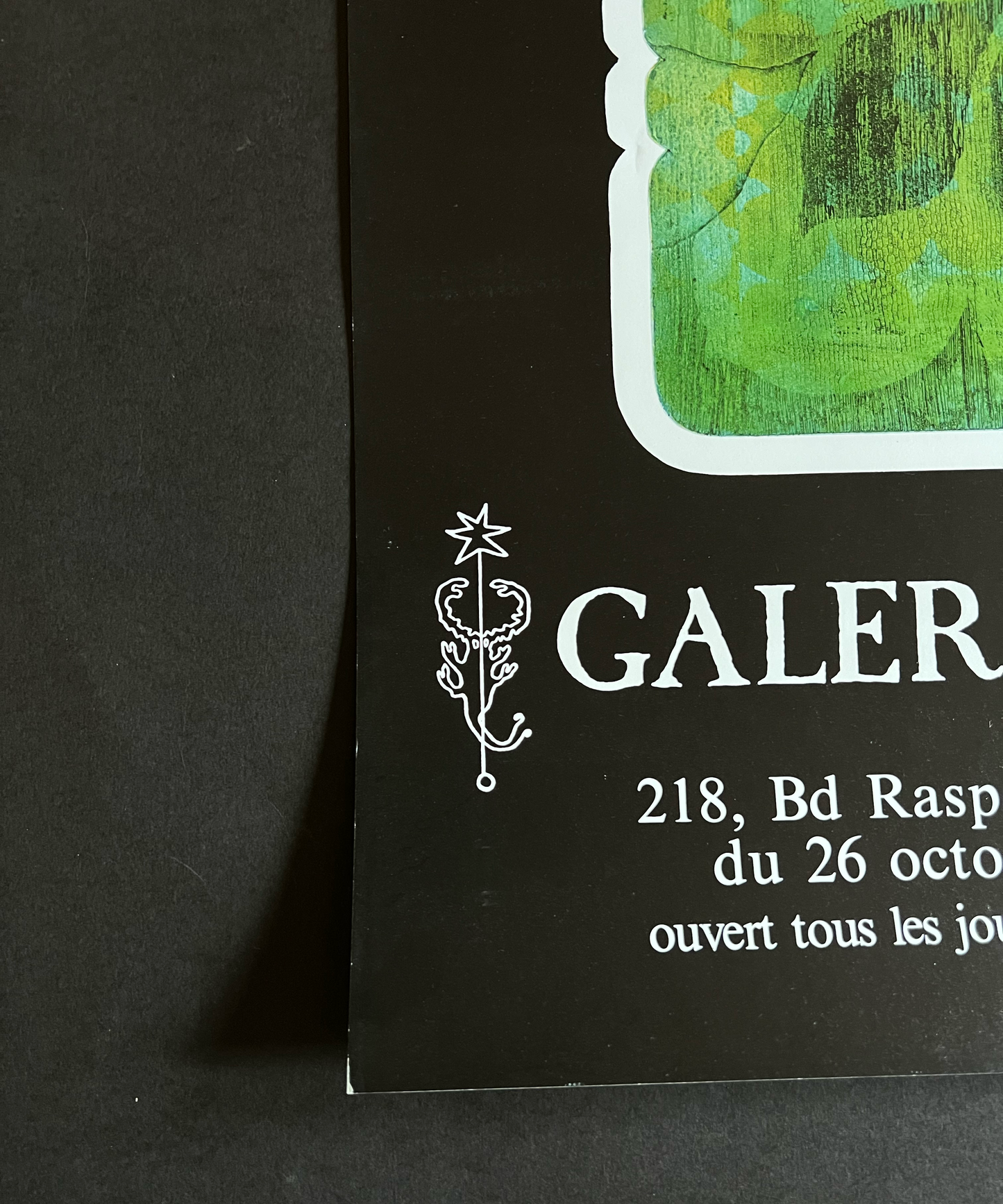 Jeremy Gentilli 1983 Galerie Antares Poster