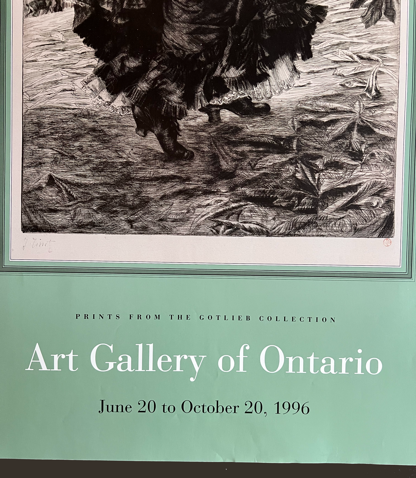James Tissot 1996 Art Gallery of Ontario Poster