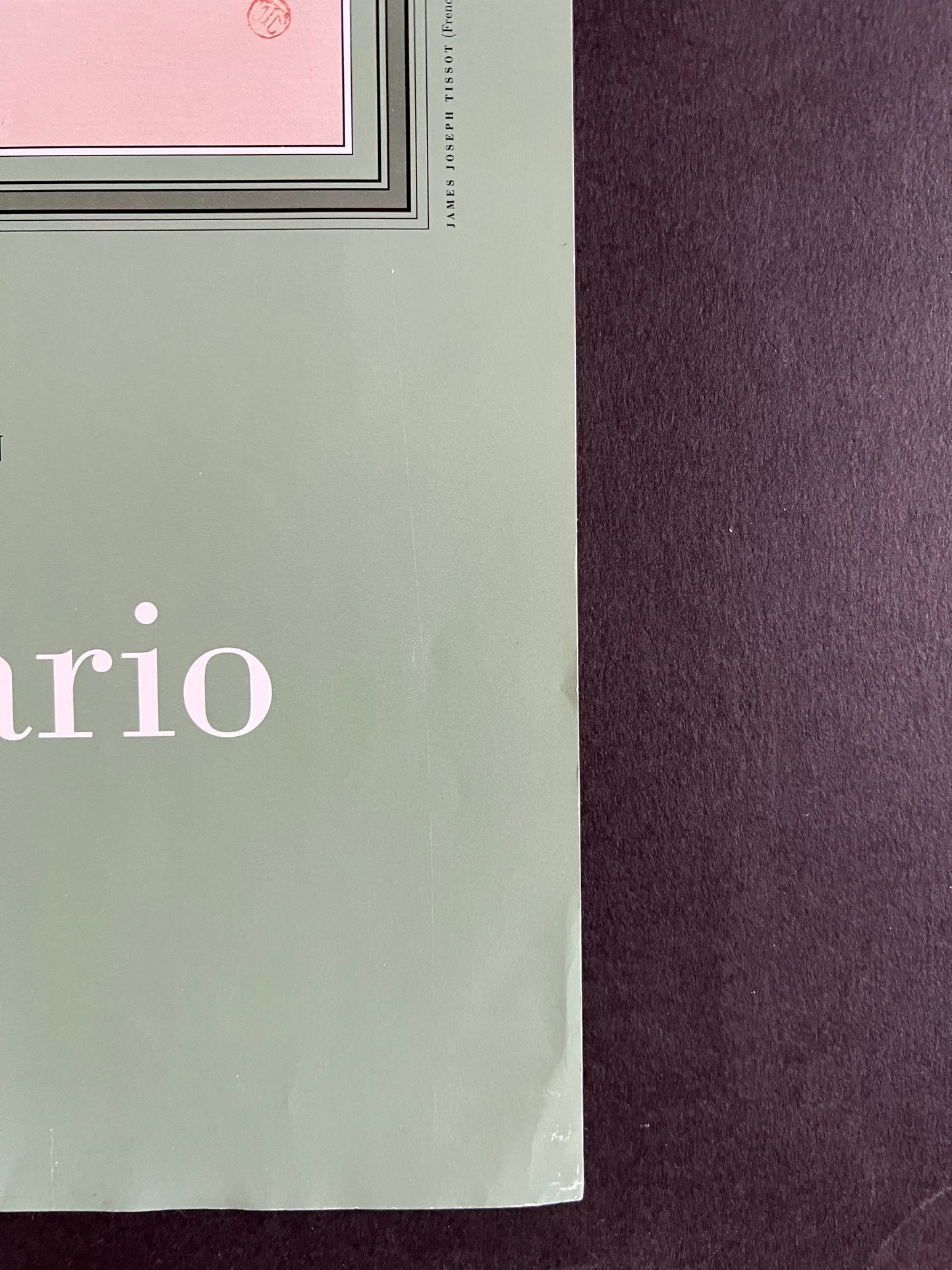 James Tissot 1996 Art Gallery of Ontario Poster