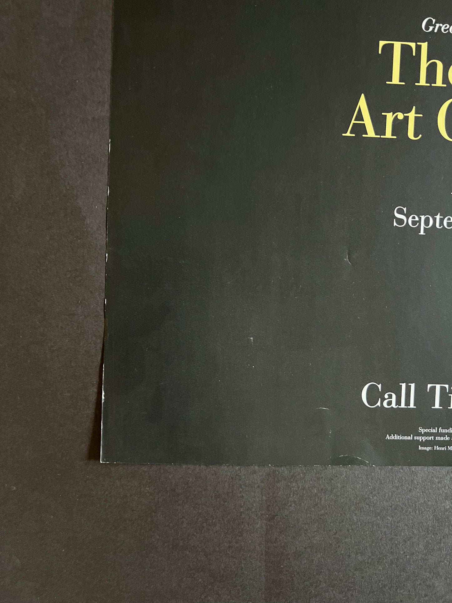 Matisse 1994 Barnes Exhibit Art Gallery of Ontario Poster