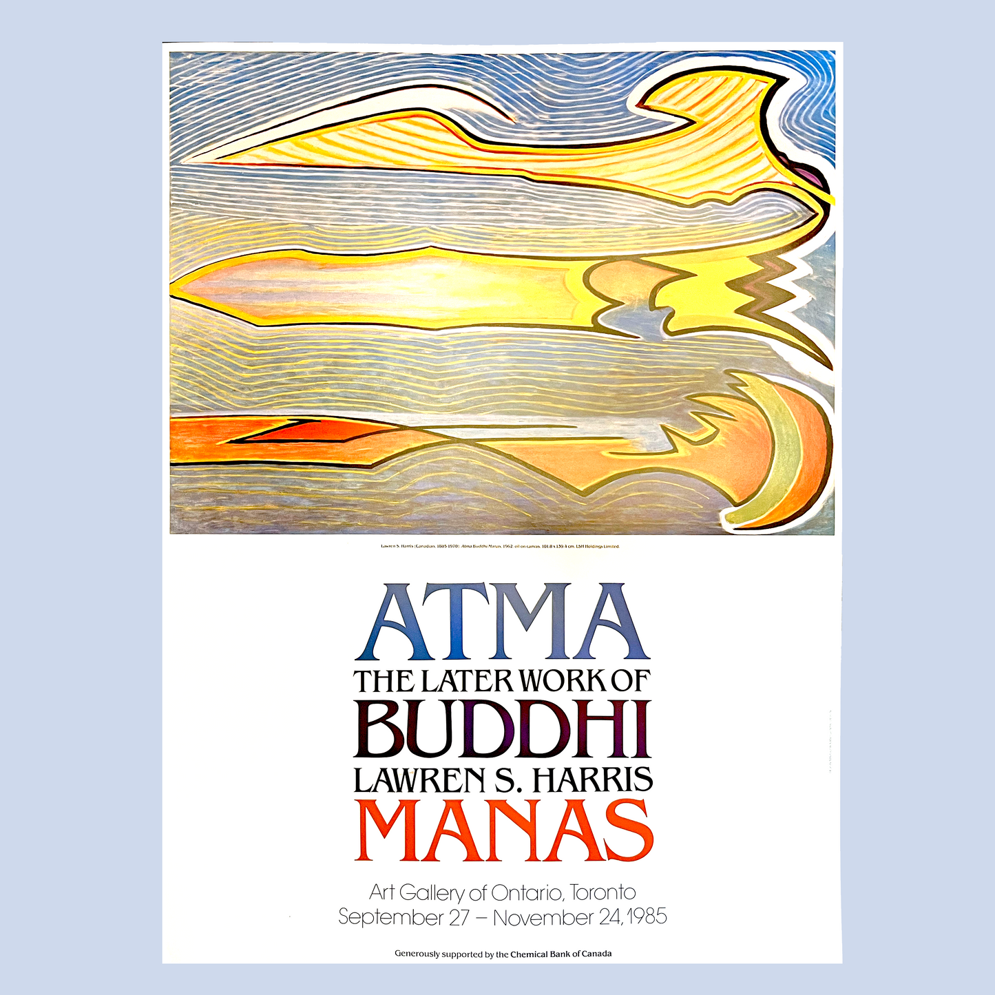 Lawren Harris 1985 Art Gallery of Ontario Poster